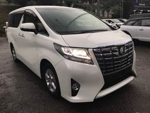 2016 Toyota Alphard 2.5 G WELCAB (INCLUDE GST)(YR END PROMO) (Unreg) (Low Mileage) (Accident Free) (Like New Car) (Local AP) (CALL NOW FOR BEST OFFER)