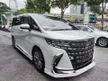 Recon 2023 Toyota Alphard 2.5 Z MPV**LOW MILEAGE**GRADE 5A**AGH40**MODELLISTA**SUNROOF**360 CAM**REAR MONITOR**DIM**BSM**PRICE NEGO**