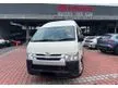 Used 2015 Toyota Hiace 2.5 Window Van (D) + FREE 3 YEARS WARRANTY + FREE 3 YEARS SERVICE by Authorized Toyota Service Centre + TRUSTED DEALER