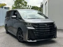 2025 Toyota Vellfire 2.4 Z Premier MPV NEW CAR MILEAGE 162 KM 6A DIM ROOF MONITOR UNREG