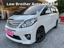 2013 Toyota Alphard 2.4 MPV TYPE GOLD 360 CAMERA SUNROOF REG2018