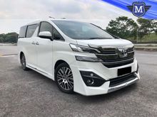 2016 Toyota Vellfire 2.5 Z G Edition MPV CKD LOCAL NOT RECON ZG SPEC PILOT SEAT WARRANTY TOYOTA