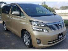 Toyota Vellfire 2.4 X MPV 8 SEATS FULL LOAN