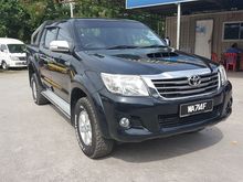 2014 Toyota Hilux 2.5 G VNT Pickup Truck, Inter Cooler Turbo, Original Paint, 1malay Lady Owner