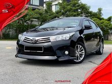 (FULL SPEC)(GREAT DEAL)(OFFER PRICE) 2015 Toyota Corolla Altis 1.8 G TRD BodyKit F/ServiceRecord 60K KM DVD Player LeatherSeat PustStart 1Owner TipTop