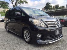2011/15 Toyota Alphard 2.4 G 240G MPV ** VVIP OWNER... FULL SERVICE RECORD... GENUINE LOW MLG... ACCIDENT FREE... LIKE SHOWROOM UNIT... MUST VIEW **