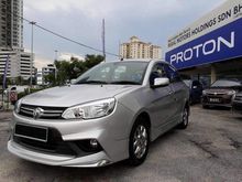 2018 proton saga 1.3 leather seat/dvd/r.cam/0dp