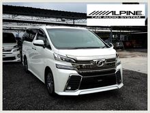 2015 (UNREG) Toyota Vellfire 2.5 ZG SUNROOF**PILOT SEAT**ALPINE SOUND**FULL SPEC**SPECIAL OFFER