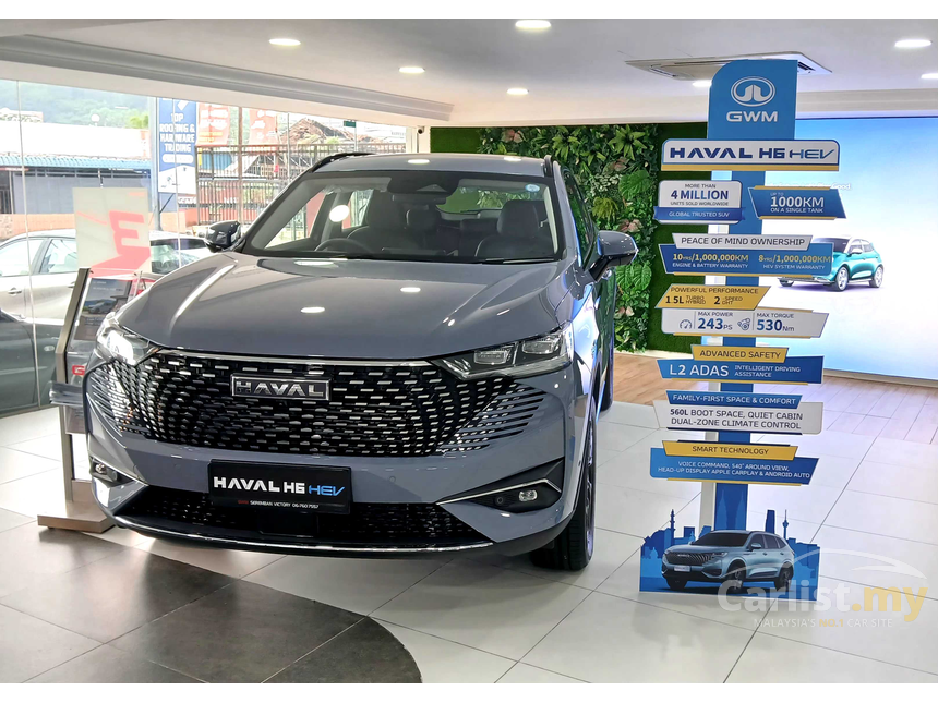 New 2025 GWM Haval H6 1.5 HEV Ultra SUV - Carlist.my