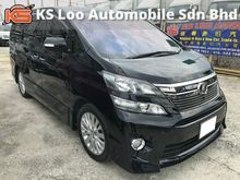2015 Toyota Vellfire 2.4 Z MPV (A) ZG EDITION - HIGHEST SPEC - PILOT SEAT - HOME THEATER - SUNROOF MOONROOF - 360 REVERSE CAMERA - PUSH START - 1OWNER