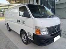 2012 Nissan URVAN 3.0 (M) PANEL VAN