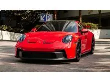 2021 Porsche 911 GT3 (992.1) 4.0 Coupe 510PS PCCB Carbon Roof Front Axle Lift  Shark Blue Wrap In Red 7K KM