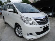 PILOT seat sunroof 2014 Toyota ALPHARD 2.4 FULL SERVICE RECORD