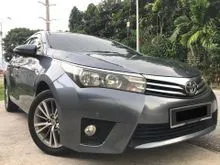 2015 Toyota Corolla Altis 1.8 G Sedan (A) TRUE YEAR MADE FULL SPEC WITH LEATHER SEATS PUSH START BUTTON
