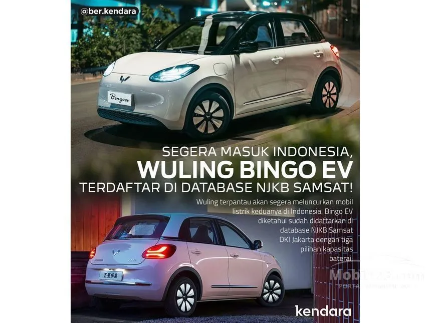 Jual Mobil Wuling Binguo EV 2024 333Km Long Range di Jawa Barat Automatic Hatchback Lainnya Rp 316.999.999