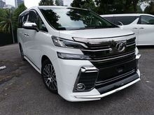 2015 Toyota Vellfire 2.5 ZG, SUNROOF,MODELLISTA BODY KIT