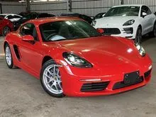 2020 Porsche 718 2.0 Cayman Coupe 8k mileage Sport Exhaust & Chrono