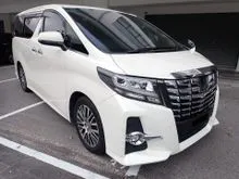 2015 Toyota Alphard 2.5 SC SPEC, 7 SEATER, PRE-CRASH, 1 VIP OWNER, CAN SELECT OWN FAVOURITE REGISTRATION NEW NUMBER