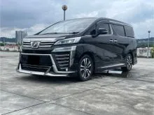 2018 Toyota Vellfire 3.5 ZG MPV   / BUY AND DRIVE / NO HIDDEN COST / ONE OWNER / LOW IN RATE
