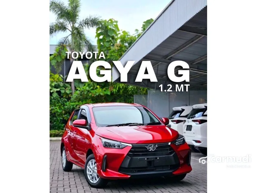 Jual Mobil Toyota Agya 2024 G 1.2 di Banten Automatic Hatchback Merah Rp 161.400.000