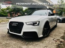 AUDI A5 S-LINE 2.0 1 YR WTY NEW FACELIFT 2015,CRYSTAL WHITE IN COLOUR,-S-LINE STEERING,S-LINE BUMPERS,NEW FACELIFT LED LIGHT,ONE DATO OWNER