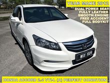 2012 Honda Accord 2.4 i-VTEC VTi-L Sedan (A) FULL BODYKIT DUAL POWER SEAT FULLY LEATHER