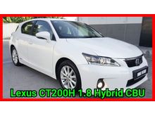 2011 Lexus CT200H 1.8 HYBRID CBU IMPORT NEW FULL SERVICE RECORD FULL LOAN