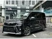 Recon UNREG 2018 Toyota Voxy 2.0 ZS Kirameki 7 SEATER 2 POWER DOOR ORI 27K KM MILEAGE ROOF SPEAKER HEADLAMP IN BLACK PRE