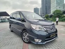 24JAM LULUS/MUKA 100/L0AN PASTI LULUS /FREE WARRANTY2017 Nissan Serena 2.0 S-Hybrid High-Way Star MPV