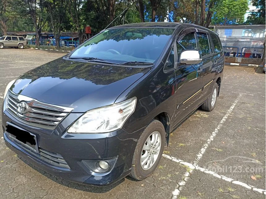 Jual Mobil Toyota Kijang Innova 2013 E 2.0 di DKI Jakarta Automatic MPV Hitam Rp 135.000.000