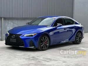 2023 Lexus IS 300 2.0 F Sport Sedan RECON JAPAN SPEC GRADE 5A ORANGE BRAKE CALIPER 360 CAM BLIND SPOT MONITOR TIP TOP CONDITION ORIGINAL LOW MILEAGE