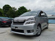 Toyota Vellfire 2.4L New Facelift, 2014 unreg, Japan spec