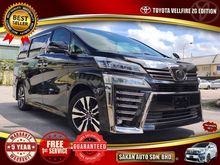 2018 Toyota Vellfire 2.5 Z G Edition MPV **PRICE Included SST**CLEARANCE SALES**3 LED**2 POWER DOOR**POWER BOOT**ROOF MONITOR**UNREG**JAPAN SPEC