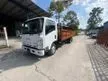 Used 18.5 kaki Isuzu NQR75 Wooden Cargo For Sell