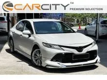 2022 Toyota Camry 2.5 V Sedan (A) WITH WARRANTY FULL SERVICE RECORD 49K MILEAGE ONLY LEATHER SEAT + DVD PLAYER