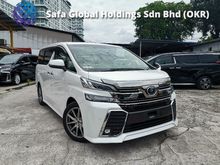 2016 Toyota Vellfire 2.5 ZG SUNROOF/PILOT SEATS/PRE CRASH/ALPINE ROOF/2PD/POWER BOOT UNREG
