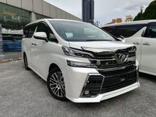 2015 Toyota Vellfire 2.5 Z G KM 20K ALPINE UNREG