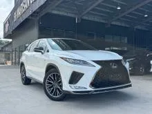 2022 Lexus RX 300 2.0 F Sport SUV RECON BLACK LEATHER INTERIOR 360 CAM SUNROOF HUD TIP TOP CONDITION ORIGINAL LOW MILEAGE PRICE CAN NEGO TILL LET GO
