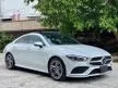 Recon MERDEKA OFFER 2021 Mercedes-Benz CLA250 2.0 4MATIC AMG Line Coupe 2K Mileage Full Spec Like New Car - Cars for sale