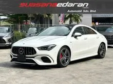 2022 Mercedes-Benz AMG CLA45 2.0 S 4MATIC+ Coupe#Burmester#Panroof#AMG Sport Exhaust#Rr Spoiler#Fr Lips+Skirts#HUD#Pre-Crash System#19AMG Rims
