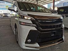 2017 Toyota Vellfire 2.5 Z GOLDEN EYES PREMIUM ALPINE 3 YEAR WARRANTY UNREG