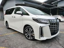 2019 Toyota Alphard 2.5 SC Sun Roof PCS BSM DIM LTA PB Leather Unregister