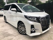 2017 Toyota Alphard 2.5 SC Package MPV *SUNROOF (UNREGISTERED) YEAR END OFFER!!