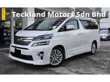12/14 Toyota VELLFIRE 2.4 Z FACELIFT (A) WITH SPECIAL NUMBER (3333)