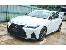2023 Lexus IS 300 2.0 F Sport Sedan RED INTERIOR BLIND SPORT JAPAN SPEC UNREGS