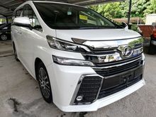 2016 Toyota Vellfire ZG 2.5 Sunroof /Alpine Set /PreCrash Unregister