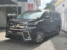 2017 Toyota Vellfire 2.5 Z G Edition (A) 5 YEARS WARRANTY
