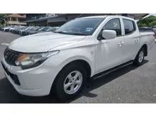 2018 MITSUBISHI TRITON DOUBLE CAB 2.5 M QUEST KJ3TJNJTR 4x2 2WD (MT) (PICK UP) (GOOD CONDITION) WHITE SOLID 79,000KMS 5-MT