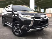 2018 Mitsubishi Pajero Sport 2.4 Dakar Rockford Fosgate Black On Black Km 30rb Like New Condition!!
