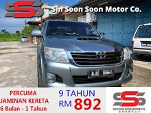 2012 Toyota Hilux 2.5 G VNT PREMIUM with BEHIND COVERED BOX FULL Spec(AUTO)2012 Only 1 UNCLE Owner, 88K Mileage, TIPTOP, ACCIDENT-Free, DIRECT-Owner